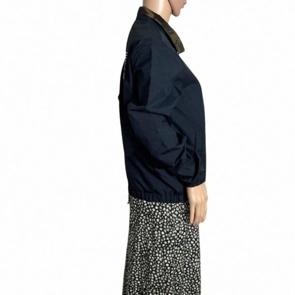 Vans Sport Check Reversible Jacket Black Casual Camo VN0A4SB2BLK XS Size Women's - Picture 7 of 13